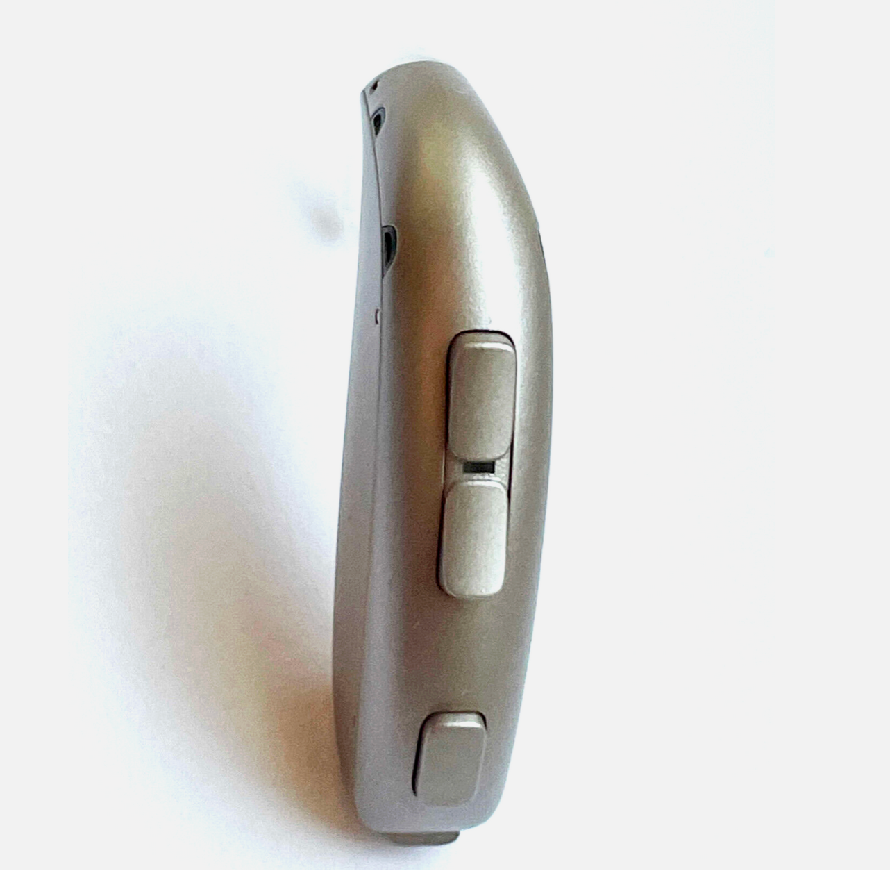 Used, Oticon Xceed 1 UP BTE Severe to Profound Beige Color