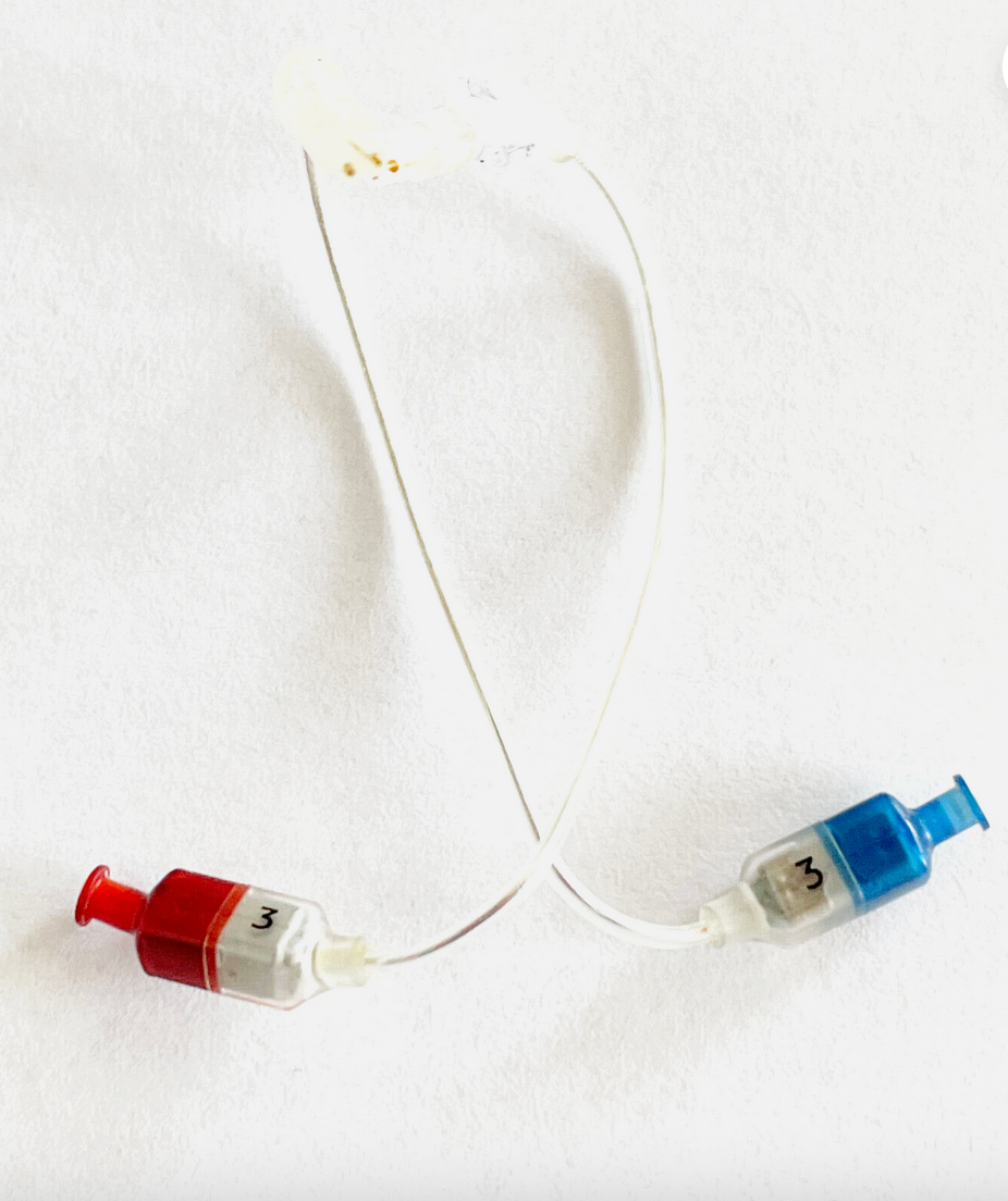 Used, Pair of Oticon Speaker Units Minifit Wire, Size 3, 85 dB