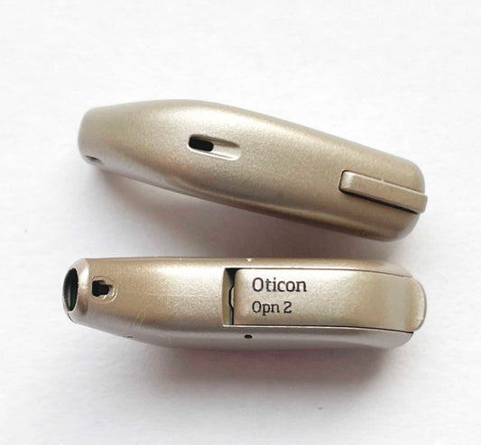Used, Pair of Oticon OPN 2 miniRITE / Beige Color