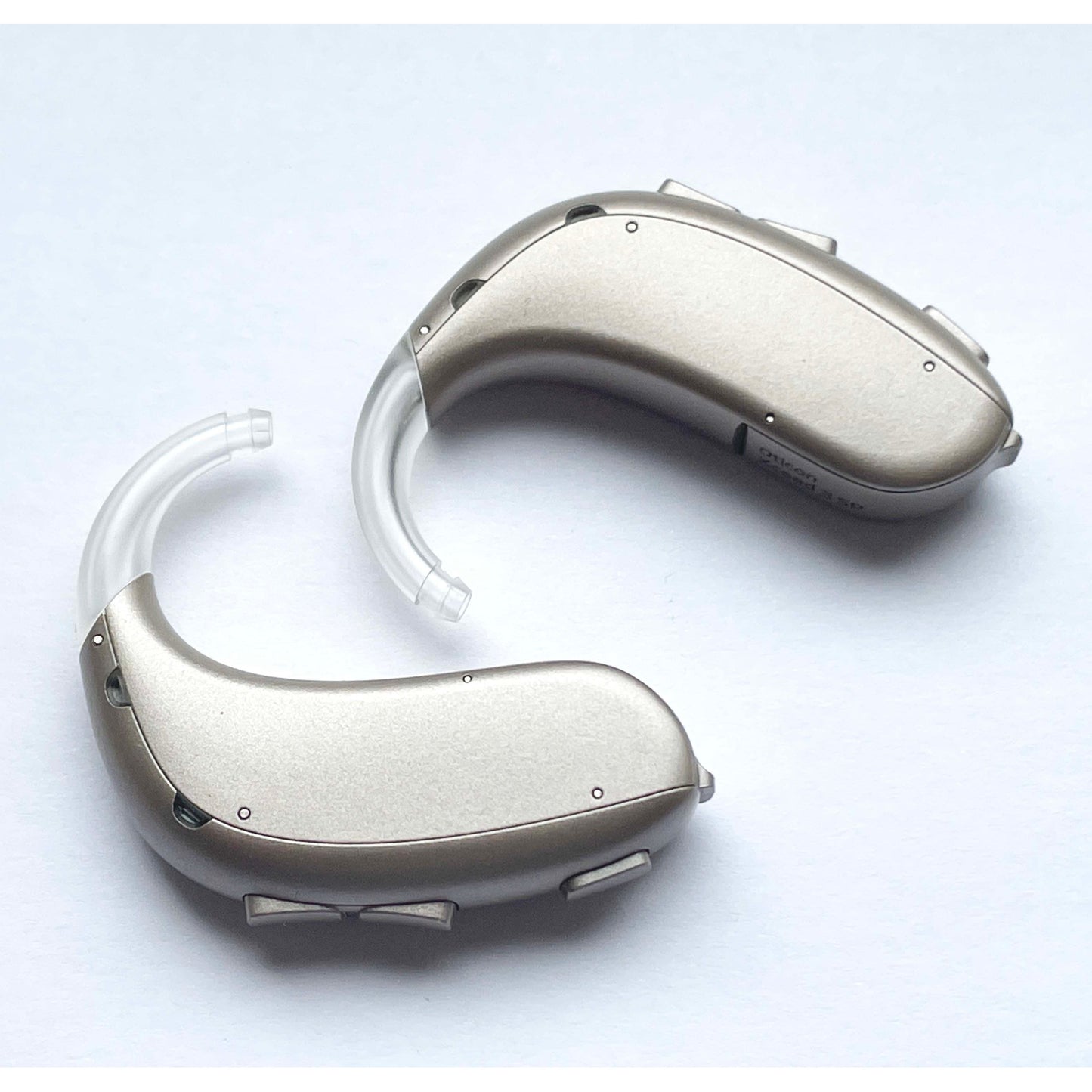 Used, Pair of Oticon Xceed 3 SP behind the ear BTE Beige Color