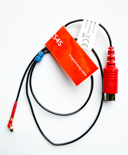 New Sonion CS45 Programming Cable. Red Color. S/N - 4502-1055202 - USA Shipping