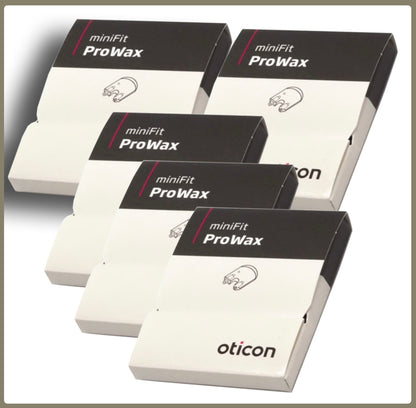5 Packs ProWAX Minifit Wax Guards Filters. 30 Total