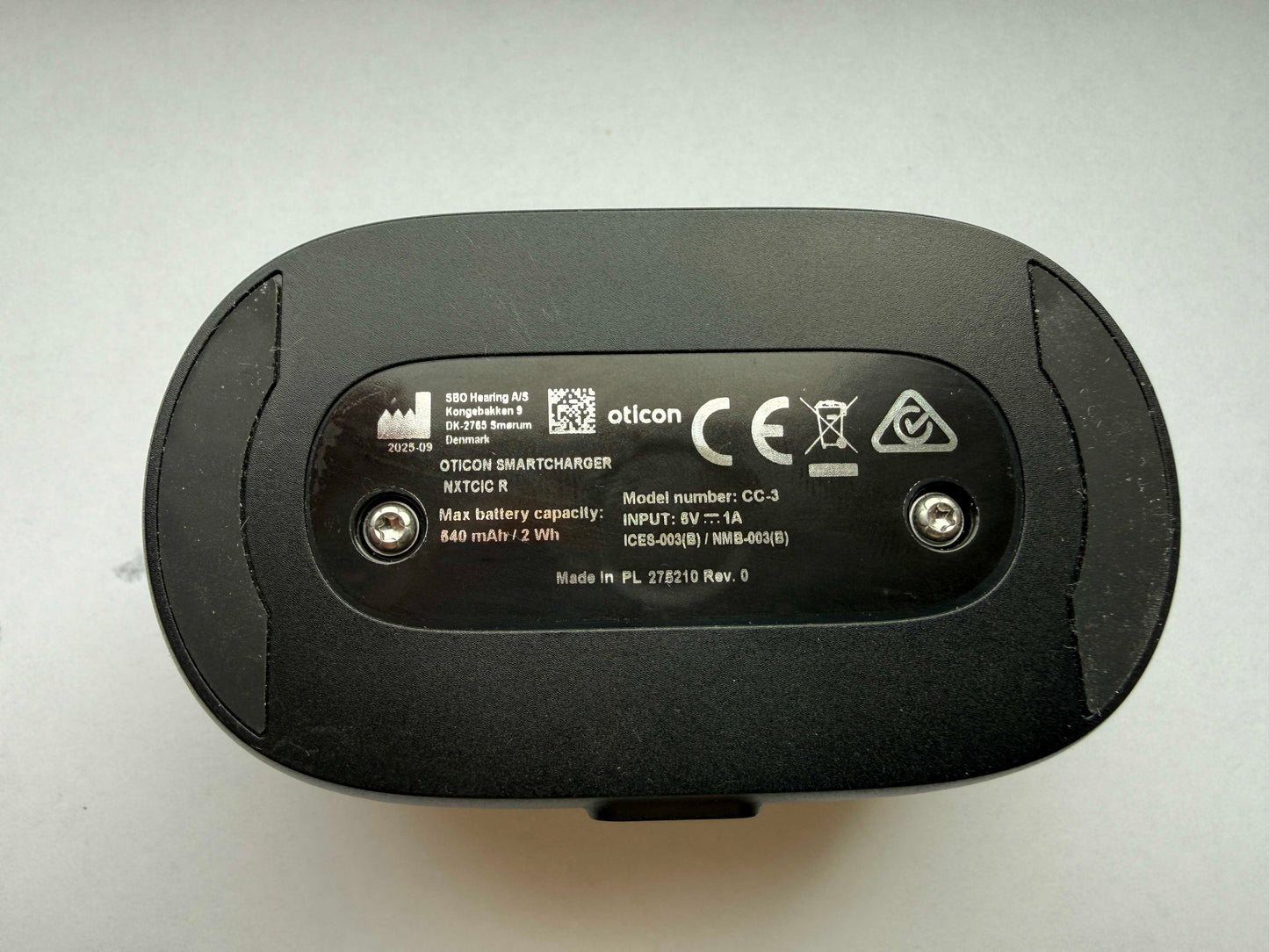 Used, Oticon Smart Charger Zeal ( Model CC-3 ) - USA Shipping
