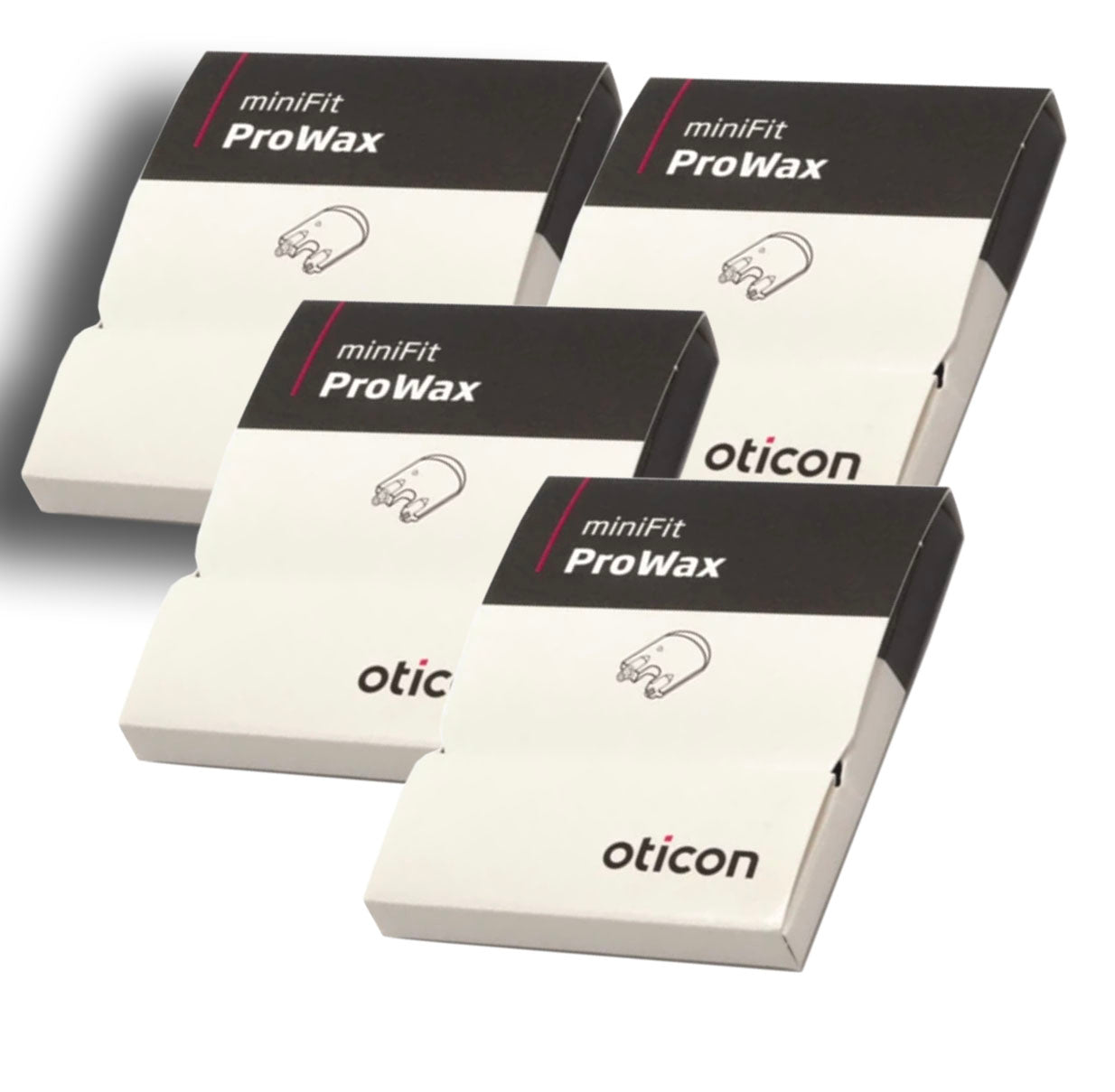 5 Packs ProWAX Minifit Wax Guards Filters for Oticon. 30 Total