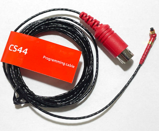 New, CS44 Hearing Aid Programming Cable (Sonion). Red Color