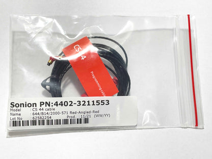 New, CS44 Hearing Aid Programming Cable (Sonion). Red Color